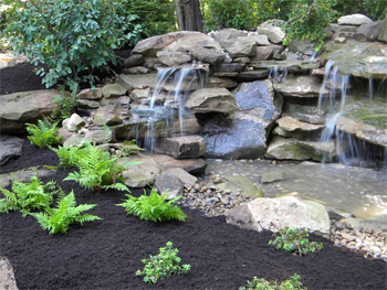 Landscaep Design Shenandoah Valley Waterfall