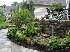 old fairmount stone wall with water feature finished 480 x 360 resized 600