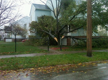 sandy damage in bay village ohio