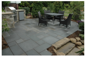 flagstone patio