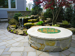Fire Pit Water Feature
