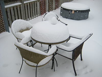 Winterize your patio