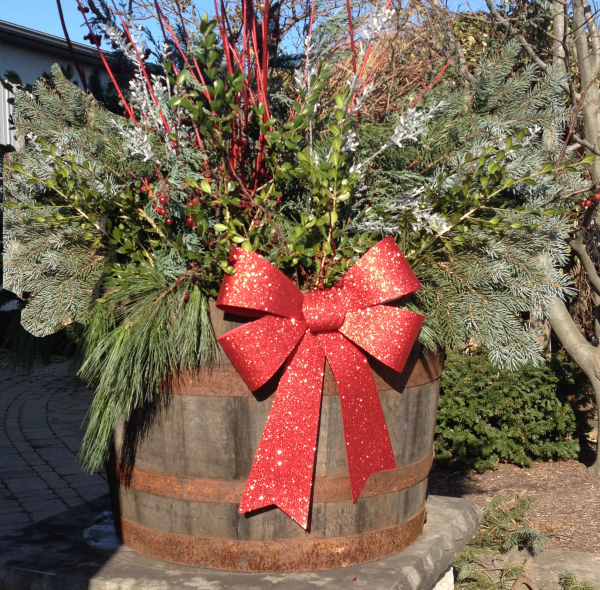 Holiday Landscape Pot