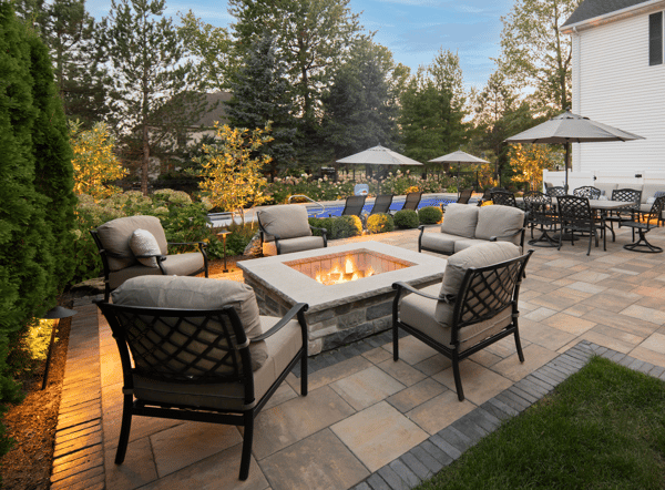 Fire Pit Installation in Sheffield Village, OH How the Build Goes Together-1