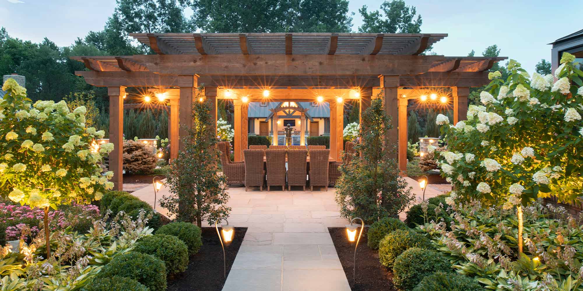 Landscape design and build focused on outdoor comfort in Bay Village, OH
