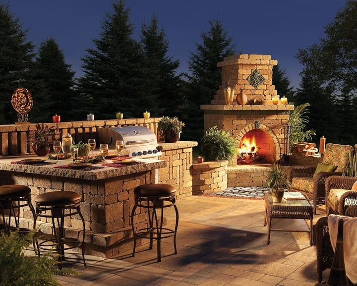 Fire Place Outdoor Living