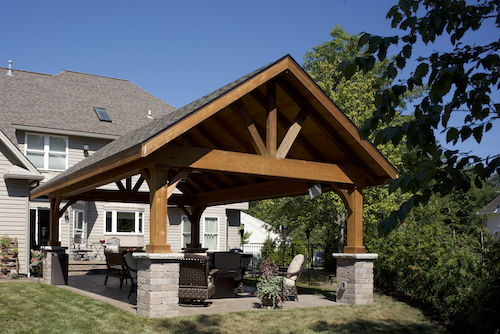 solid roof pergola