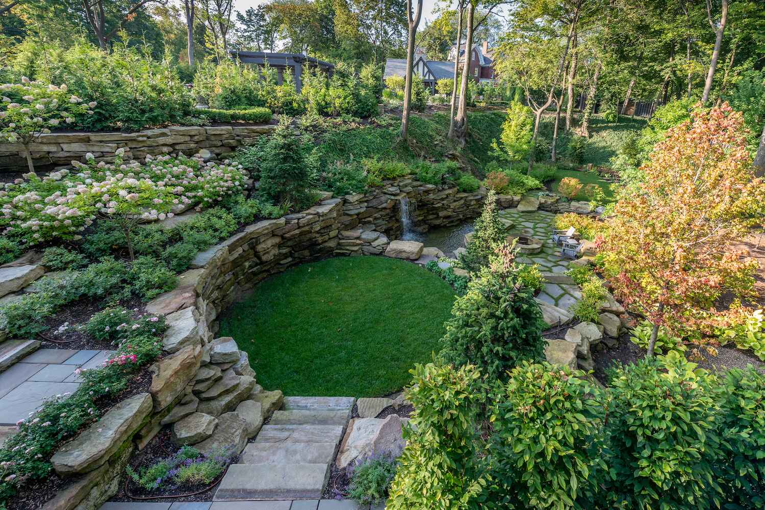 Lawn maintenance with consistent mowing and cleanup in Avon, OH