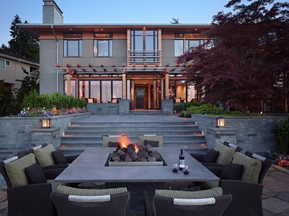 Outdoor Fire Pit Ideas For Your, Patio Tables With Built In Fire Pit